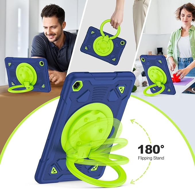 for Samsung Galaxy Tab A11 Plus/A9 Plus case with Screen Protector/ 360° Rotating Stand/Shoulder Strap Cover for Galaxy Tab A11+Plus/A9+ Plus 11 inch 2025/2023