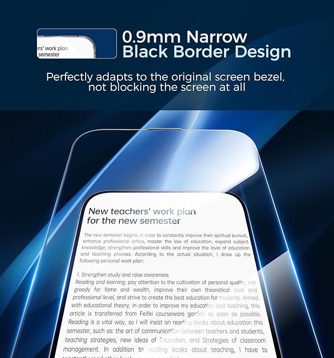 MAGIC JOHN 3rd Gen Upgraded for iPhone 16 Pro Max Screen Protector 6.9 InchHD ClearShatterproof Tempered FilmAuto Dust-EliminationBubble FreeEasy Installation2 Pack
