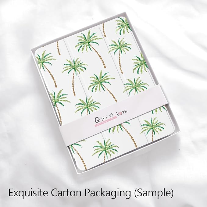Cute Palm Tree Beach for iPad Pro 11 Inch Case 4th/3rd/2nd Generation 2022/2021/2020 with Pencil Holder Auto Sleep/Wake Leather Soft TPU Back Cover