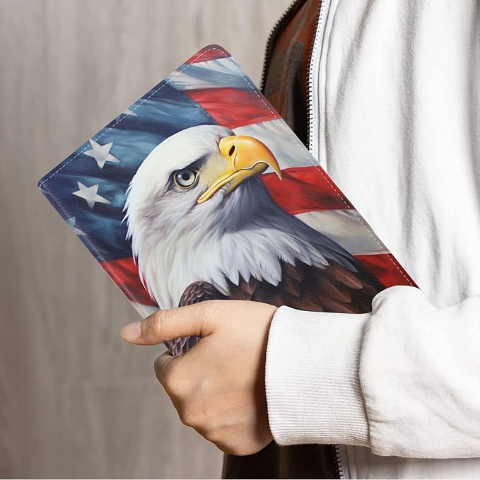 Patriotic American Flag Bald Eagle