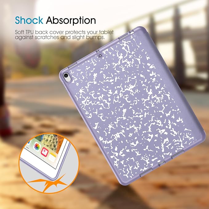 composition book lilac