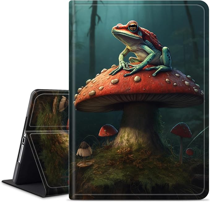 Frog on Mushroom