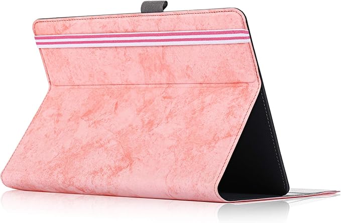 Neezee for 10.1” T-Mobile Revvl Tab 2 Tablet Case with Keyboard – Slim 2-in-1 Folio Cover (Pink)