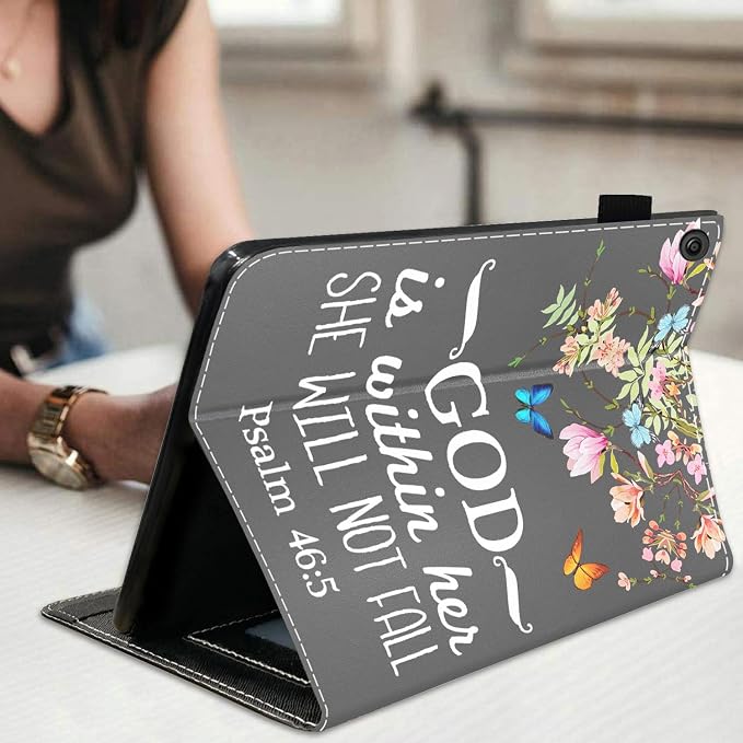 Floral Quote Bible Verses Psalm 46:5