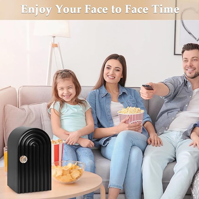 Phone Box for Family Time Bamboo Cell Phone Jail 3 Sections Hold 6 Phones with Charging Holes Phone Holder Self-Discipline Box Help Kids Adults Focus Back Mobile Phone Addiction (Black)