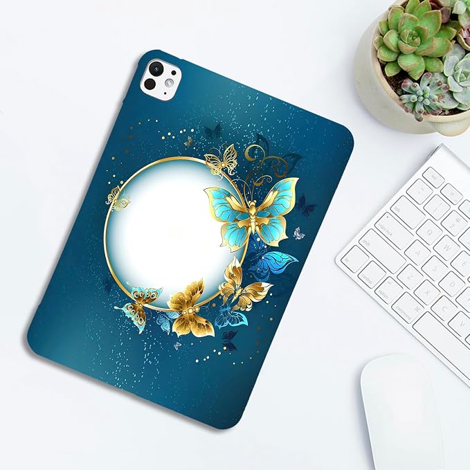 7_Gold Blue Butterfly