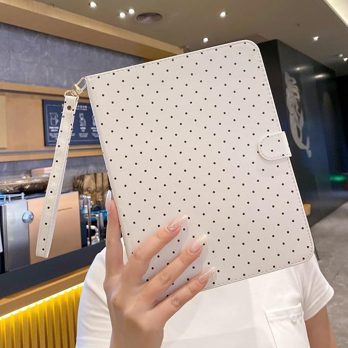 White Polka Dot