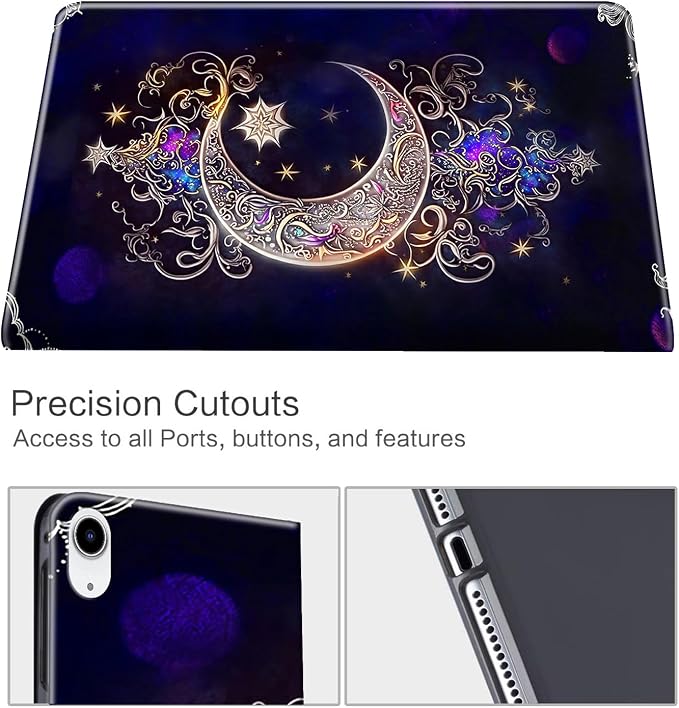 Moon Star Galaxy Floral