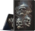 Case for iPad 10.5-Inch (iPad Air 3rd 2019/iPad Pro 2017)Adjustable Stand Auto Wake/Sleep Function Full Body Protection Cover - Skull Smoke