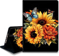 Bxgolkgd Tablet Case for Amazon Kindle Fire Max 11 (13th Generation 2023 Release)Shockproof Stand Cover with Heat DissipationAuto Wake/Sleep FunctionSunflower Butterfly