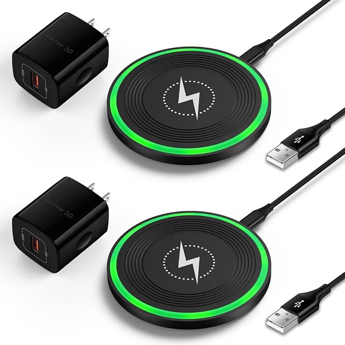 2 Wireless 2 Chargers-Black