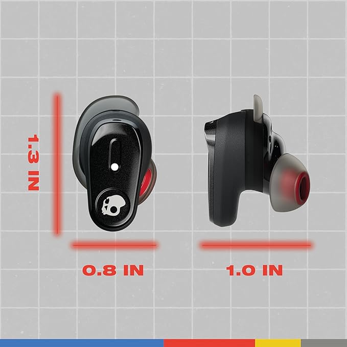 Skullcandy Method 360 ANC Wireless Earbuds Sound by Bose Bluetooth Headphones Premium Noise Cancelling Up to 40 Hrs Battery Sweat and Water Resistant Microphone for iPhone Android - Primer