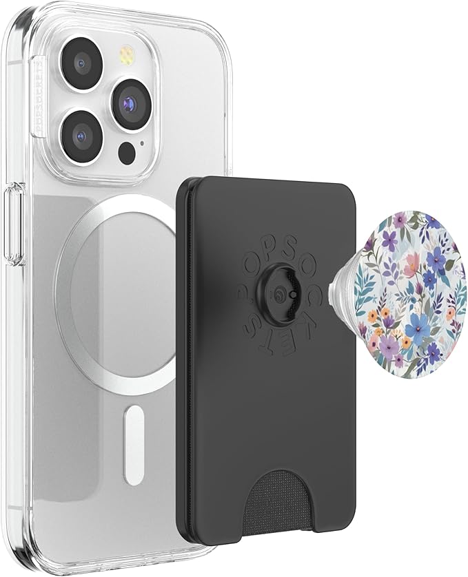 Blooming Wildflower PopSockets PopWallet for MagSafe
