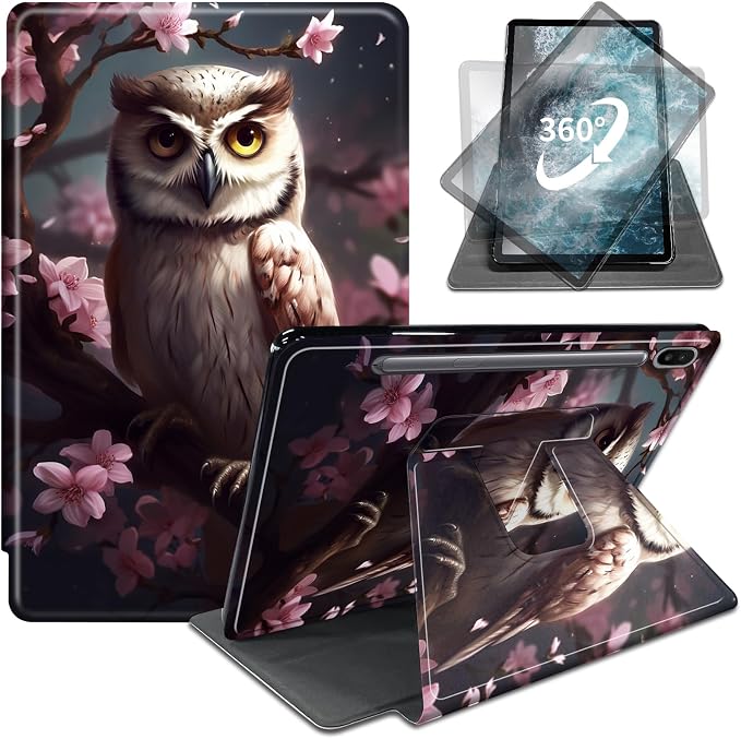 The Owl Stood on the Tree Trunk