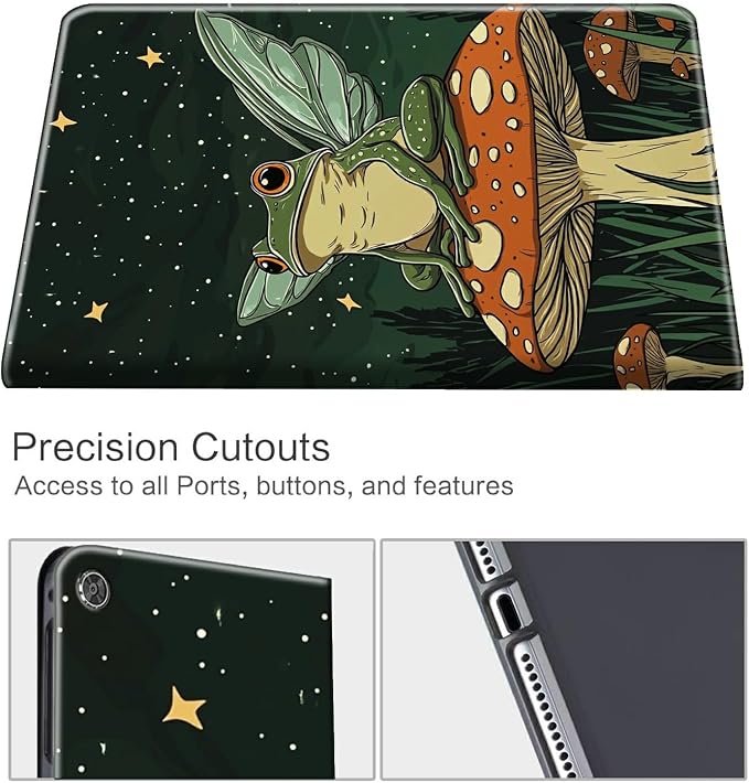 Cartoon Frog Mushrooms