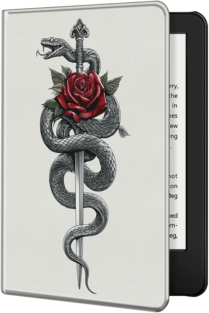 Snake Red Rose