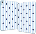 Teryeefi Case for iPad (A16) 11th Generation 11 Inch 2025 &amp iPad 10th Generation 10.9 Inch 2022 with Pencil HolderAuto Wake/SleepTrifold Stand Soft TPU Protective Cover (Creative Blue Stripes)