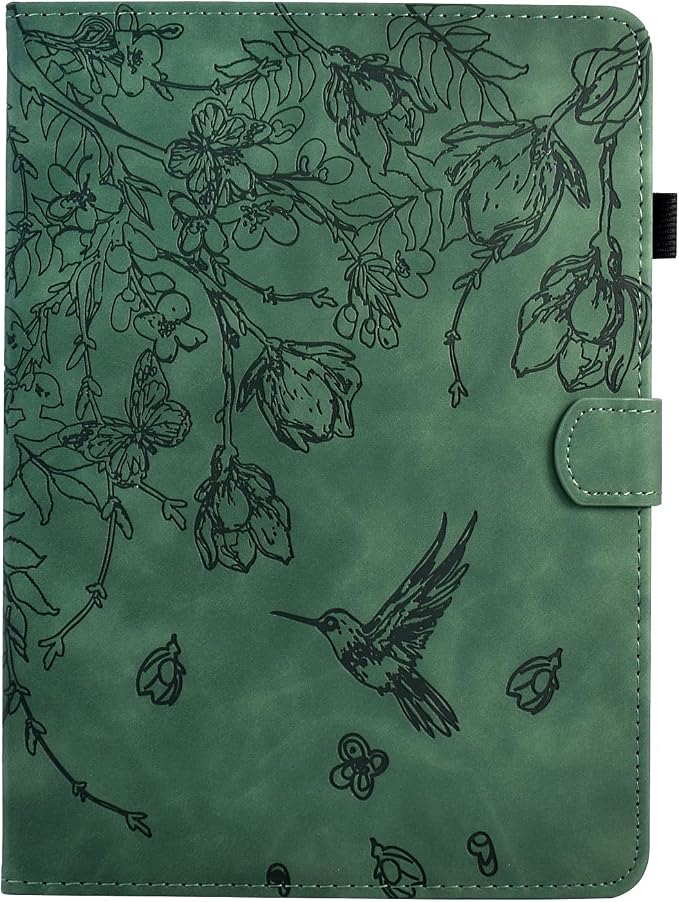 01 Green Flower Bird