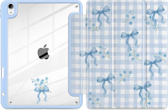 Blue Gingham Bows