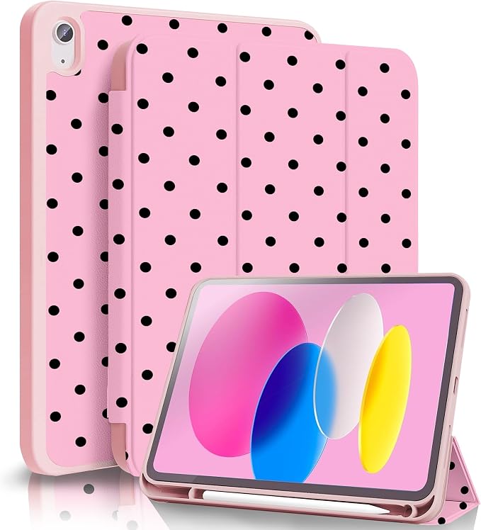 Black Polka Dots Pink
