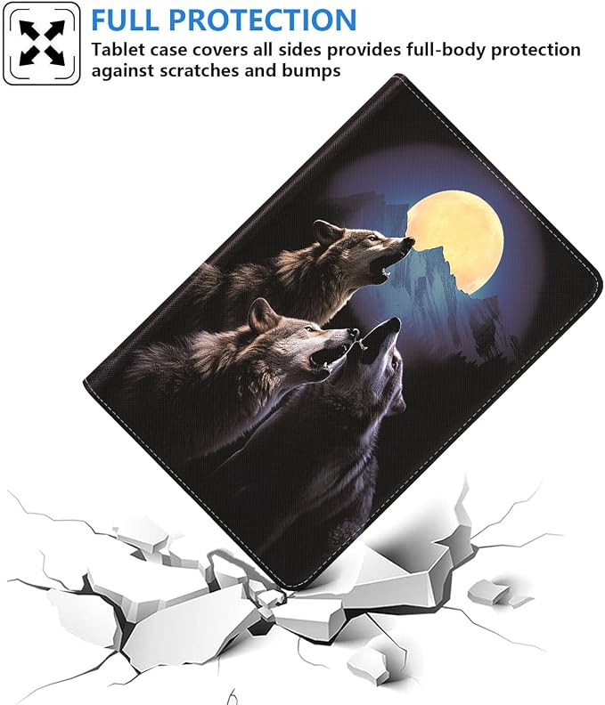 Wolf Howling Under The Moon