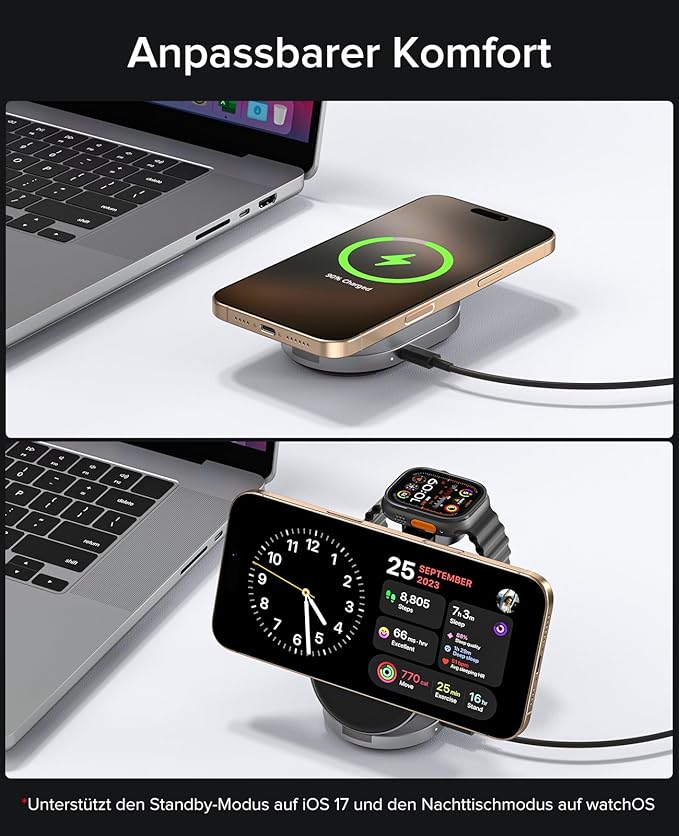 ZIKE Z855 3-in-1 Charging Station