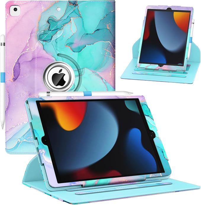 Marble Teal Pink
