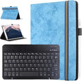 Case for T-Mobile REVVL Tab 2 10.1 Tablet 2025 – 2-in-1 Keyboard Folio with Pen Holder Corner Protection Adjustable Viewing Angles (Sky Blue T-Mobile Revvl Tab 2 Case)