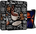 MEEgoodo for iPad Pro M2 12.9 Case 6th/5th/4th/3rd Generation 2022 2021 2020 2018 with Pencil Holder Tablet Cover with Soft TPU Back Shell Coffee
