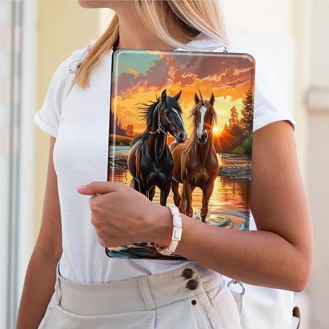 Black And Brown Horses
