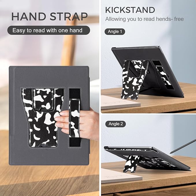 CoBak Case for Remarkable 2 Paper Tablet with Two Viewing Angles- Lightweight and Hard Back Shell Protective Book Folio Cover with Built-in Pen Holder - for 10.3 2020 Released (with Stand Notebook)