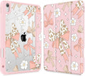 Tuiklol Case for iPad 11 inch (A16 Chip) 2025 Gen 11th / iPad 10.9 inch 2022 10th Gen Buit in Pencil Holder with Shockproof Cover Clear Transparent Back Shell Auto Wake/SleepLeopard Bow Gary