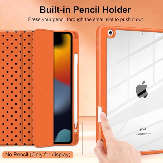 Orange polka dot