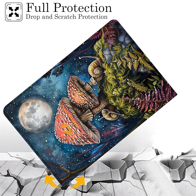 Moonlit Snails and Mushrooms