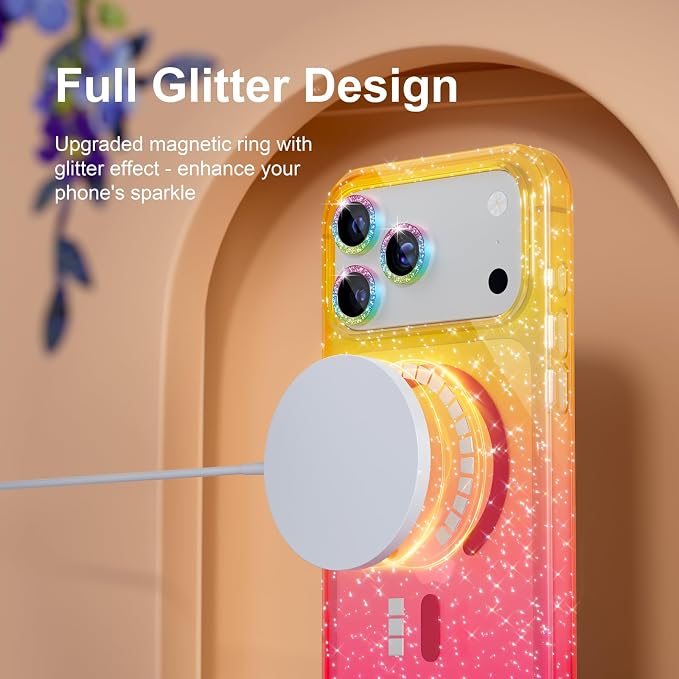 Glitter Gold/Pink