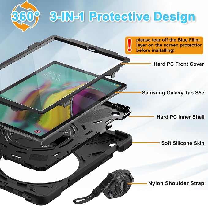 01 Black (With Screen Protector)