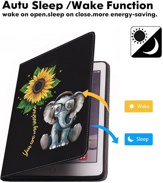 Elephant and Sunflower