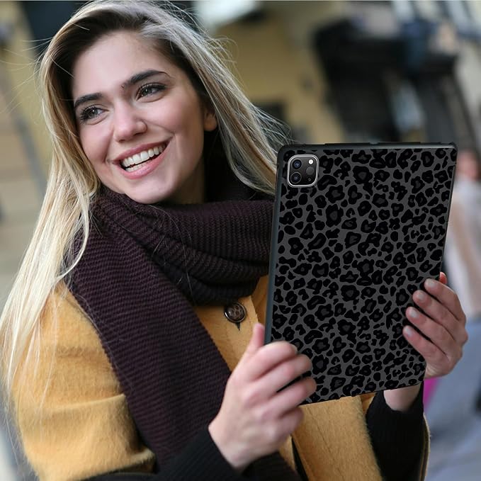 Dark Green Leopard Print Pattern