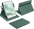 DTTO for iPad 6th / 5th Generation 9.7 Inch (2018/2017) iPad Air 2 / Air 1 Case 360 Degree Rotating Premium Leather Folio Stand Cover with Pencil Holder Midnight Green2
