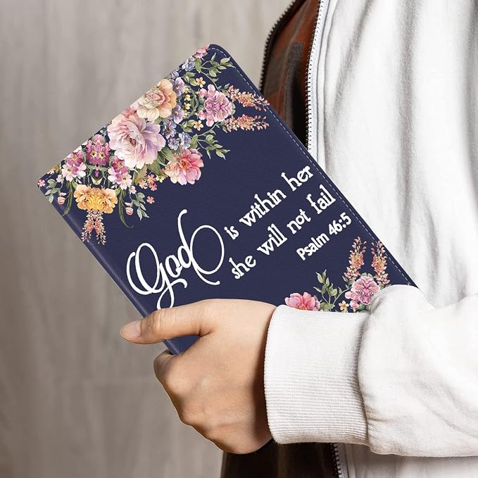 Floral Quote Bible Verses Psalm 46:5