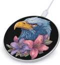 Angry Eagle1 Lily Flower Phone Charger Magnetic Charging Pad Anti-Slip with USB Cable