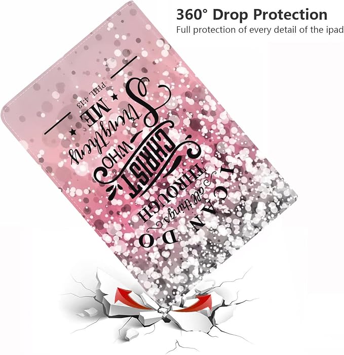 Pink Background Quote Bible Verse Phil 4:13