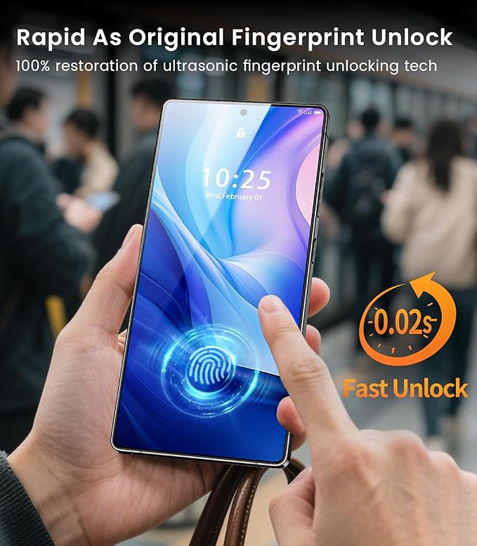 iGluz Privacy PET Screen Protector for Samsung Galaxy S25 Ultra 6.9 (4 Pack)Ultra-Thin Flexible Film with 0.02s Sensitive Fingerprint UnlockEasy-Install Alignment TrayCase-Friendly &amp Shatter-P
