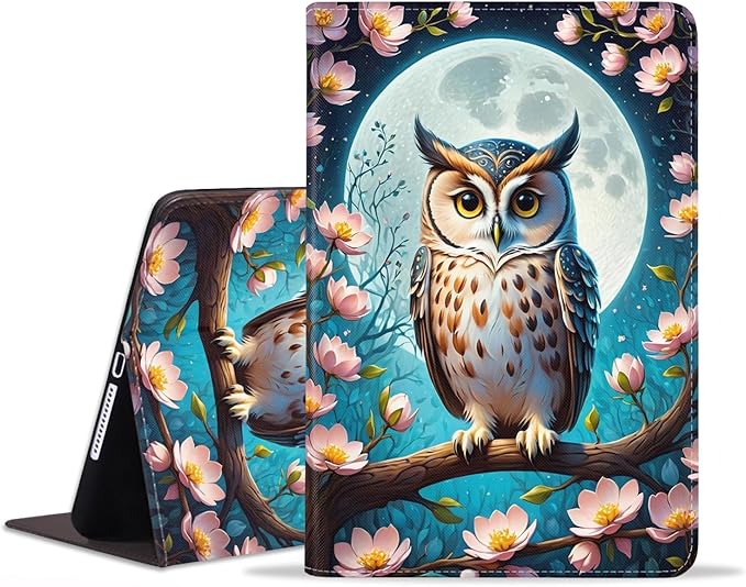 Owl Under The Moon