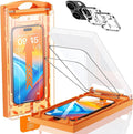 UNBREAK TOP 9H+ Glass 2+2 Packs for iPhone 16 Pro Max Screen Protector 6.9'' with Camera Lens Protector [Zero Bubble Auto-Dust Removal] [10X Military Protection] Tempered Glass Full Edge Coverage