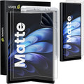 WSKEN Matte Screen Protector for Samsung Galaxy Z fold 7 - [Anti-Glare &amp Anti-Fingerprint] [Smooth as Silk] [Inside Flexible TPU Film + Front Tempered Glass] With Auto Fit Case2 Pack