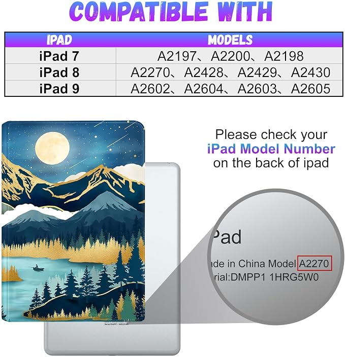 for ipad 9/8/7th-Mountain