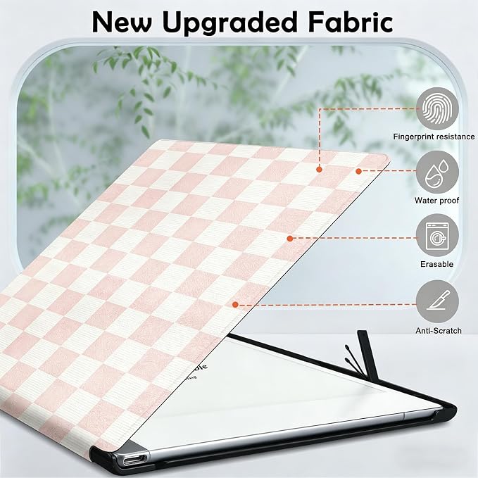 Pink checkered pattern