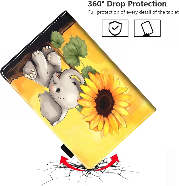 Elephant and Sunflower