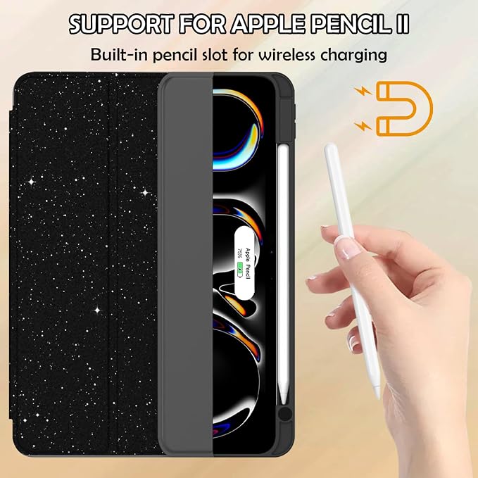 PZ6-Black Glitter Sparkly